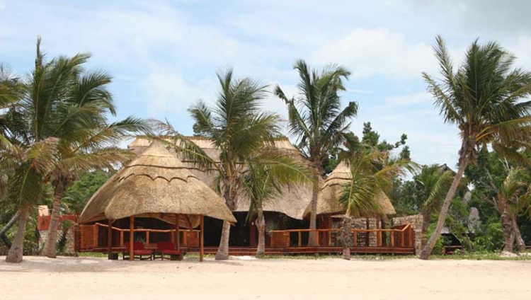 Benguerra Lodge - Blick vom Strand